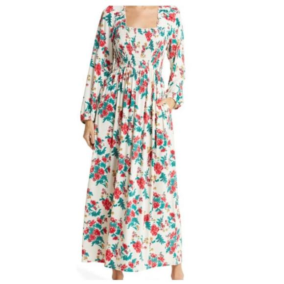 NEW ~ NORDSTROM ~ Moonlight Nightgown In Ivory Egret Festival S MODAL - Picture 2 of 8